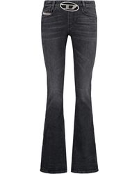 DIESEL - Logo Denim Jeans - Lyst