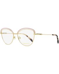 PUCCI - Pucci Refined Butterfly Eyeglasses Ep5170 074-Rose 55Mm Metal/Plastic (Acetate) - Lyst