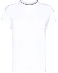 Brunello Cucinelli - Cotton T-shirt - Lyst