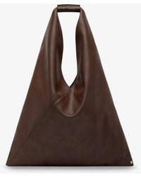 MM6 by Maison Margiela - Japanese Triangular-Shaped Synthetic Leather Tote Bag - Lyst
