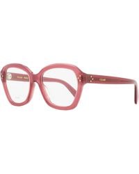Celine - Geometric Butterfly Eyeglasses Cl50100I 081 54Mm Plastic (Acetate) - Lyst