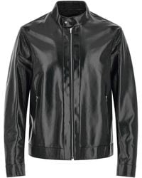 Fendi - Lacquered Leather Blouson - Lyst