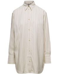 Totême - Relaxed Pinstriped Shirt - Lyst