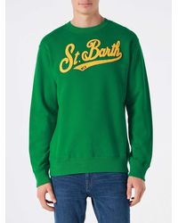 Mc2 Saint Barth - Crewneck Sweatshirt With Terry Logo - Lyst