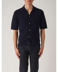 Ballantyne - Camicia M/C Cotone Tricot Shirt - Lyst