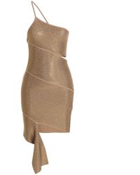 ANDREADAMO - Viscose Mini Skirt - Lyst