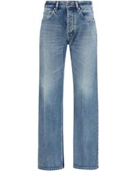 Balenciaga - Straight-Leg Denim Jeans - Lyst
