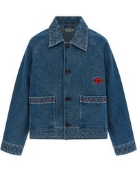 Bode - Cotton Jacket - Lyst