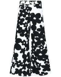 Marni - Dillies" Floral Print Wide-Leg Pants - Lyst