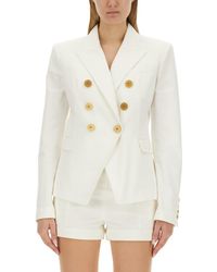 Balmain - Stylish And Chic 6-Button Denim Jacket For - Lyst
