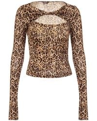Roberto Cavalli - Just Cavalli Top With Long Sleeves - Lyst
