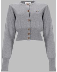 Vivienne Westwood - Cropped Cardigan Bea Cotton & Cashmere Jumpers - Lyst