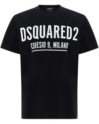 DSquared² - Slime Logo-print Cotton-jersey T-shirt - Lyst