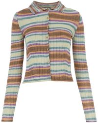 GIMAGUAS - Embroidered Acrylic Blend Julieta Polo Shirt - Lyst