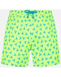 Mc2 Saint Barth - Light Fabric Comfort Swim Shorts With Lobster Print - Lyst