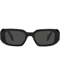 Prada - Pr 27zs Branded-arm Rectangle-frame Acetate Sunglasses - Lyst