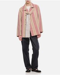 Péro - Double Breasted Emrboidered Jacket - Lyst