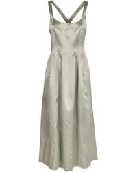 Philosophy Di Lorenzo Serafini - Light Dress With Crossed Straps - Lyst