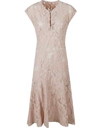 N°21 - Lace Floral Sleeveless Dress - Lyst