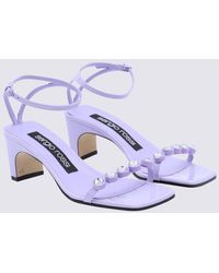 Sergio Rossi - Lilac Leather Sr1 Sandals - Lyst