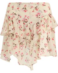 Isabel Marant - Lolita Flared Floral Skirt Viscose - Lyst