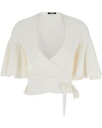 Jacquemus - Top With Crossed Neck - Lyst