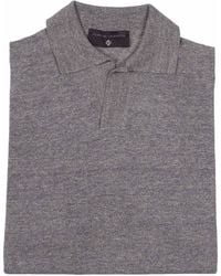 PHI FDL - Short Sleeve Skipper Polo Linen Cotton Sleeves - Lyst