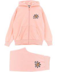 Moschino - Teddy Bear-Embroidered Cotton Hoodie - Lyst