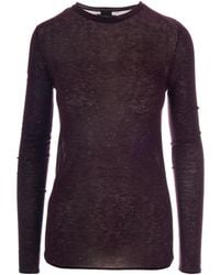 Pinko - Sheer Ultrafine Wool Sequin Sweater - Lyst