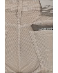 Jacob Cohen - Pants Straight-Leg Corduroy Cotton; Modal; Elastane Jean - Lyst