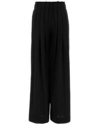 PT Torino - Embroidered Stretch Wool Benedetta Wide-Leg Pant - Lyst