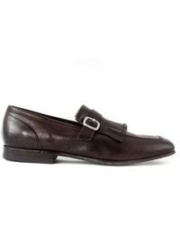 Green George - Dark Leather Loafer - Lyst