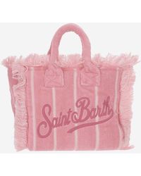 Mc2 Saint Barth - Colette Terry Cloth Tote Bag With Embroidery - Lyst