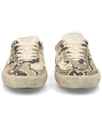 Premiata - Sneakers Davidd Goat Leather Trainers - Lyst