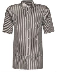Maison Margiela - Short-sleeved Stripe Shirt - Lyst