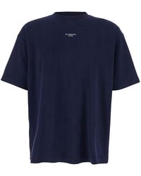 Drole de Monsieur - T-Shirt Le Slogan Classique Crew Neck With Print Detail On The Front - Lyst