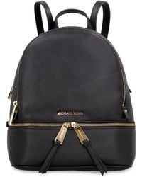 MICHAEL Michael Kors - Rhea Leather Medium Backpack - Lyst