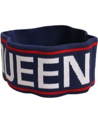 Dolce & Gabbana - Wool Knitted D&G Queen Head Band One Size Hat Virgin Elastane Nylon - Lyst