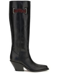 Chloé - Chloé Azelan Over-The-Knee Leather Boots - Lyst