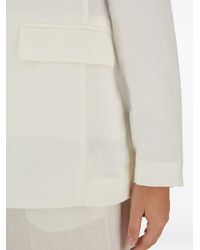 Herno - Blazer Linen Jacket - Lyst