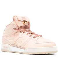 Fendi - Match Baguette Mid-Top Sneakers Shoes - Lyst