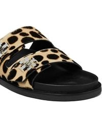 Tory Burch - T Lock Sport Slide Sandals - Lyst