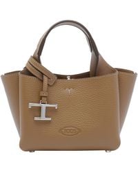 Tod's - Micro T Timeless Handbag - Lyst