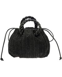 Hereu - Woven Bombon Handbag With Braided Handles - Lyst