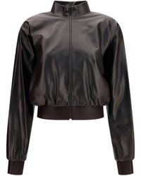 Gucci - Soft Nappa Bomber Jacket Lamb Ovis Aries - Lyst