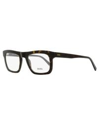 ZEGNA - Bold Rectangular Eyeglasses Ez5276 052 52Mm Plastic (Acetate) - Lyst