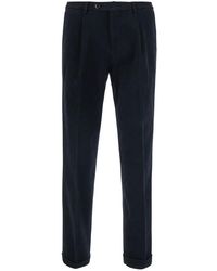 Michael Coal - Cotton Trousers With Belt - Lyst