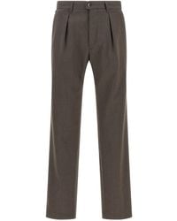 Incotex - Wool-Blend Pleated Trousers - Lyst
