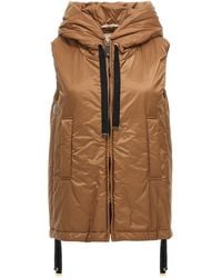 Max Mara - Polyester Sleeveless Jacket Clothing - Lyst