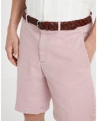 Brunello Cucinelli - Pink Cotton Bermuda Shorts - Lyst